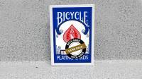 Bicycle 2 Faced Blue (Mirror Deck Same Both Sides) Playing Card