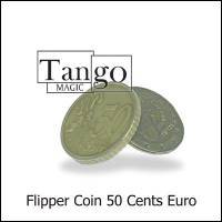 Magnetic Flipper Coin (50 Cent Euro) by Tango Magic - Trick