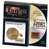 Shim Shell Coin - 2 Euro (Steel Back) by Tango Magic - Tri